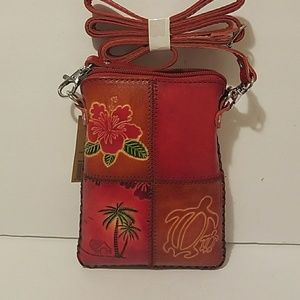 Leather phone case/wallet made in Hawaii